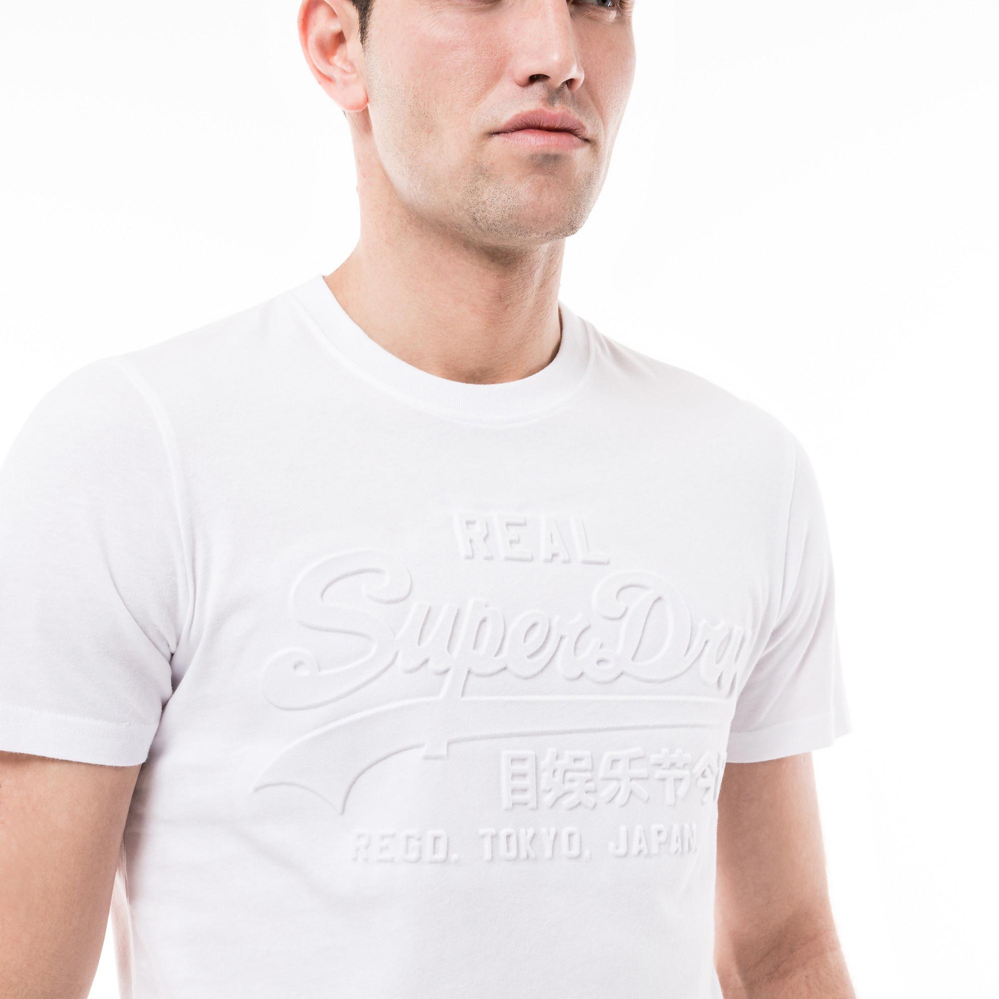 Superdry EMBOSSED VL T SHIRT T-Shirt 