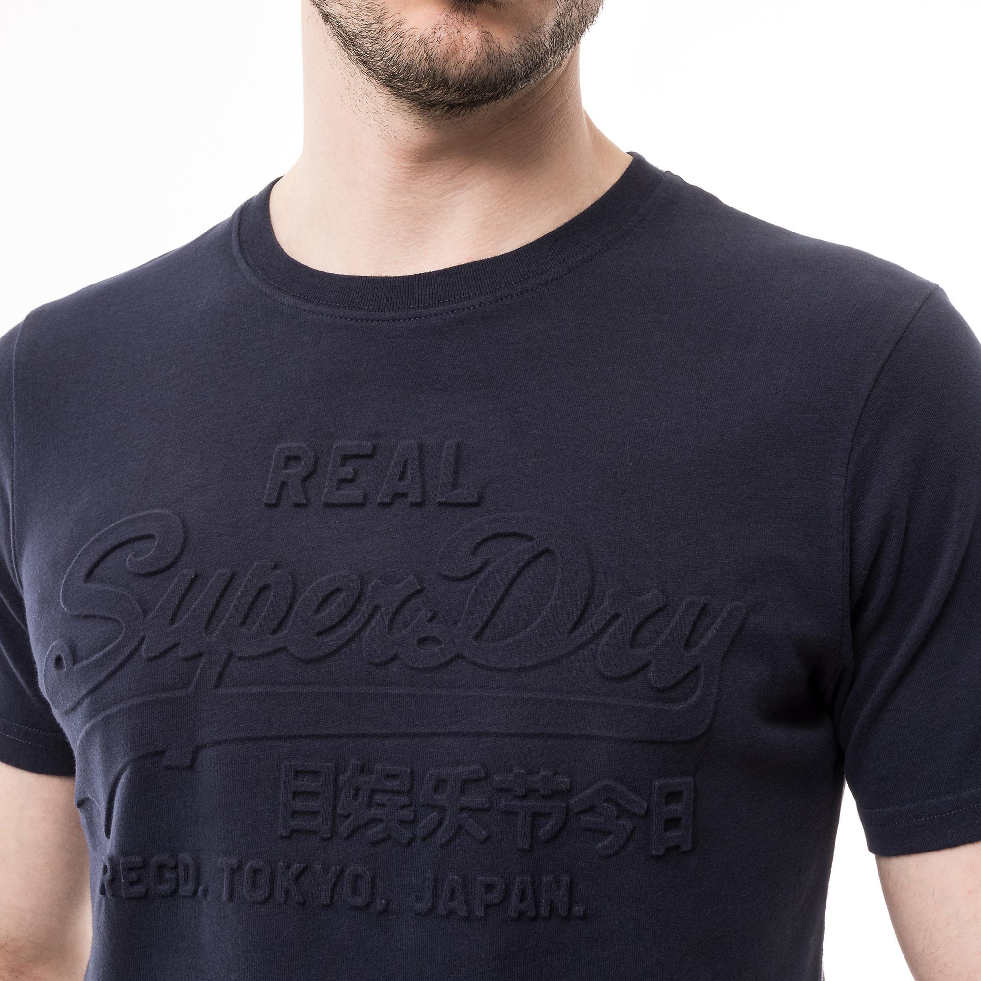 Superdry EMBOSSED VL T SHIRT T-shirt 