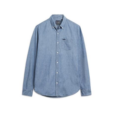 Superdry VINTAGE WASHED OXFORD SHIRT Camicia a maniche lunghe 