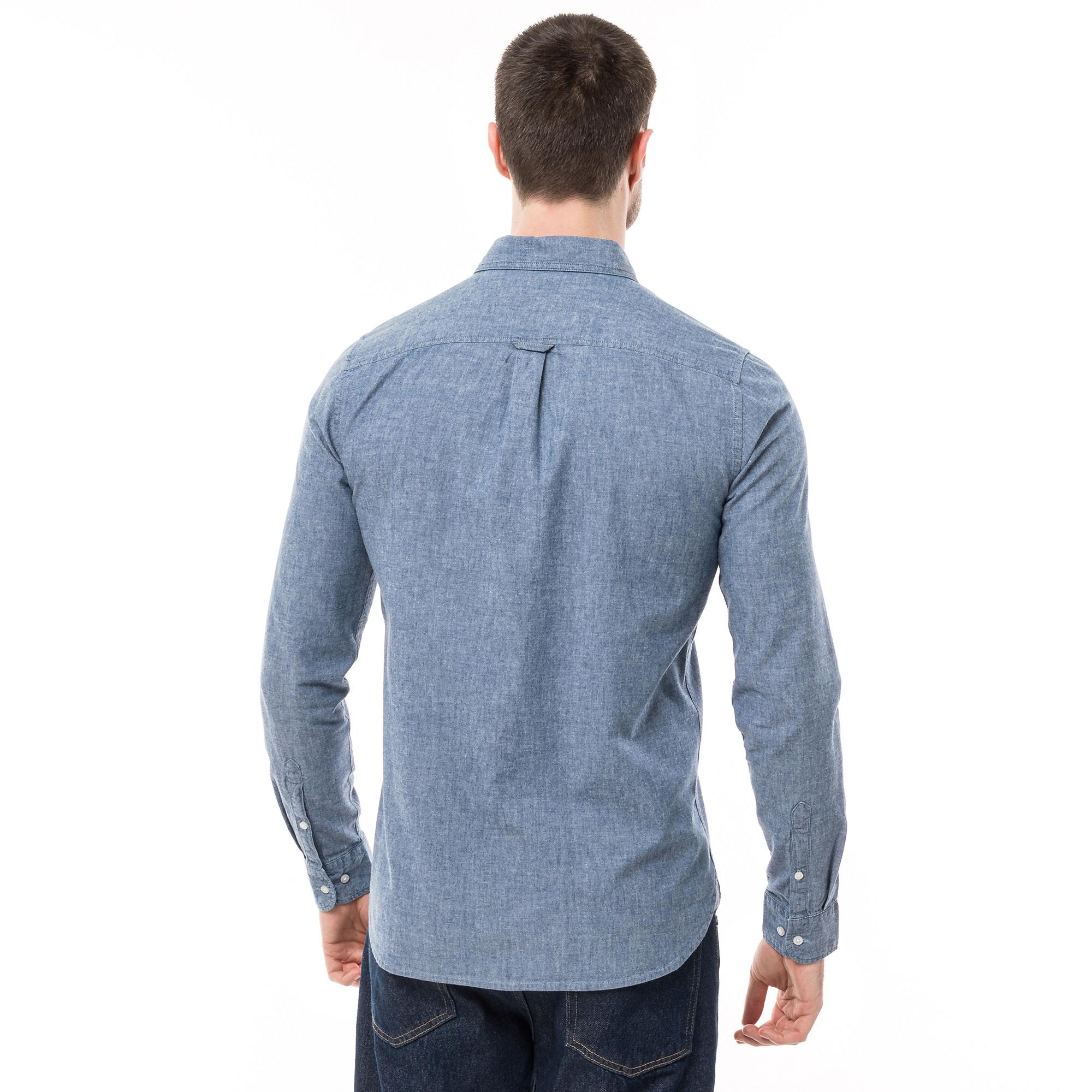Superdry COTTON L/S CHAMBRAY SHIRT Chemise, manches longues 
