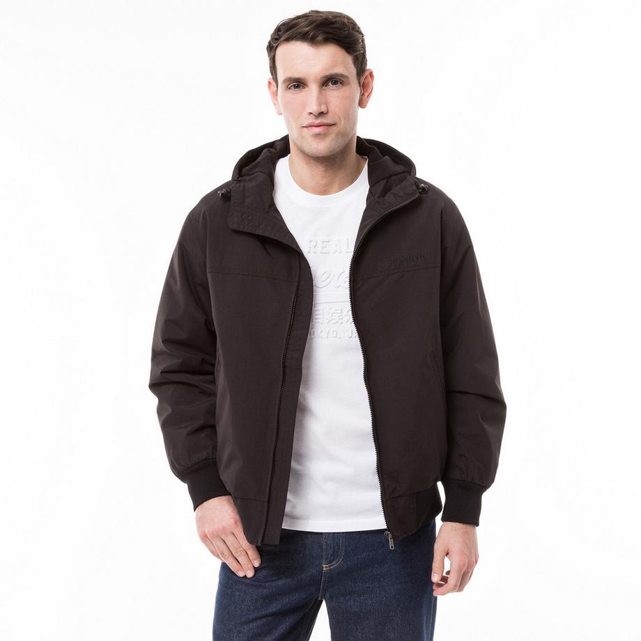 Superdry SURPLUS NYLON HOODED BOMBER Bomberjacke mit Knöpfen 