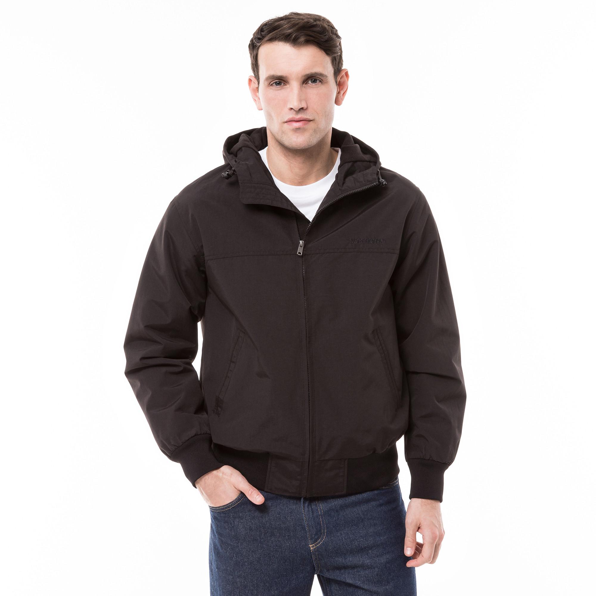 Superdry SURPLUS NYLON HOODED BOMBER Bomberjacke mit Knöpfen 