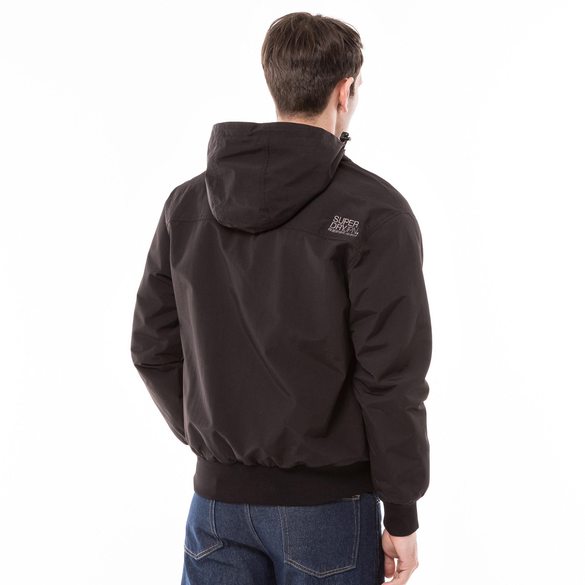 Superdry SURPLUS NYLON HOODED BOMBER Bomberjacke mit Knöpfen 