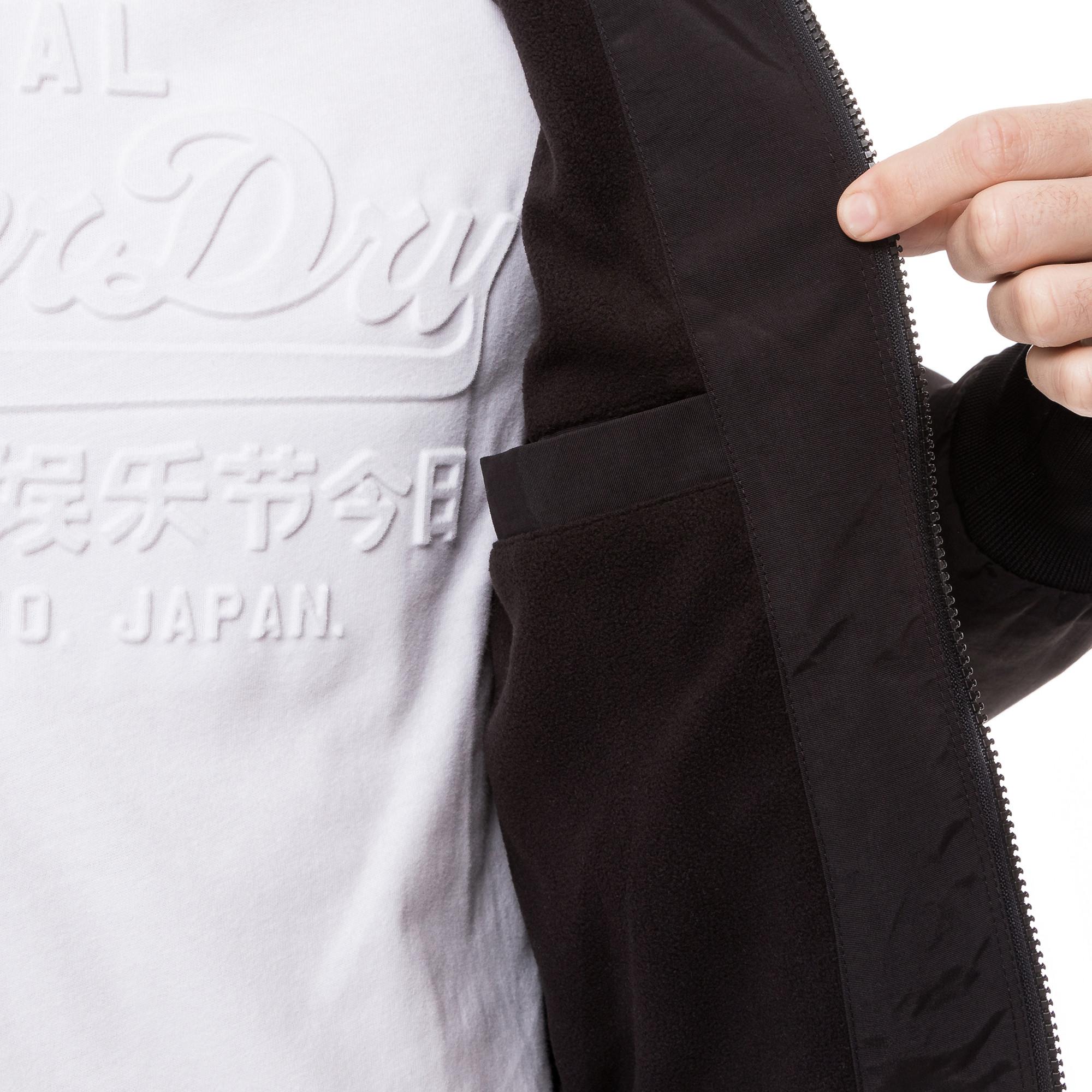 Superdry SURPLUS NYLON HOODED BOMBER Bomberjacke mit Knöpfen 