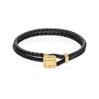 TOMMY HILFIGER MONOGRAM LEATHER Bracciale 