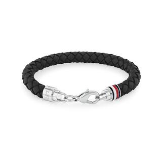 TOMMY HILFIGER ICONIC TH BRAIDED LEATHER BRACELET Bracciale 