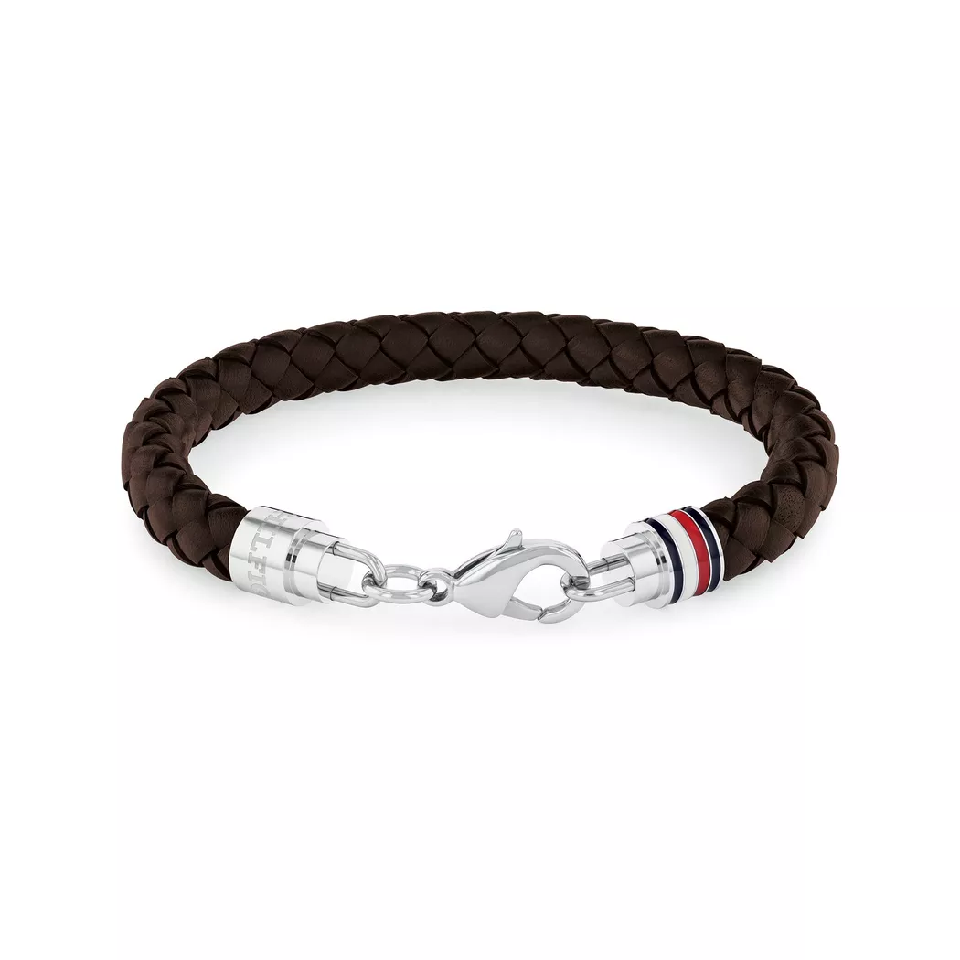 Tommy Hilfiger Bracelet 2790546 Brown / Silver One Size Homme