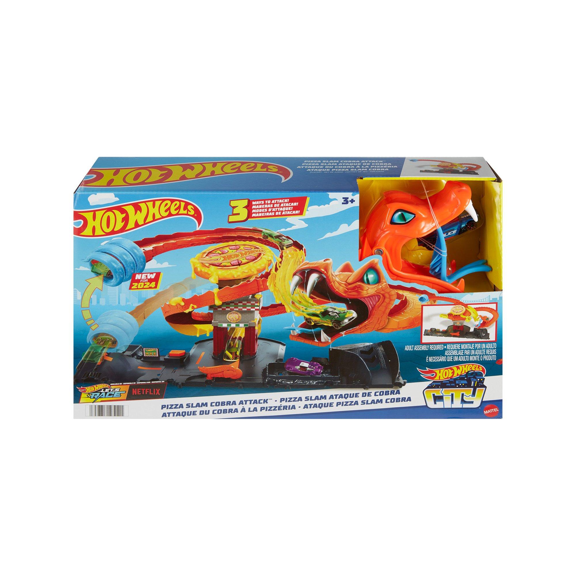 Hot Wheels  L’Attaque de la Pizzeria-Coffret avec voiture 