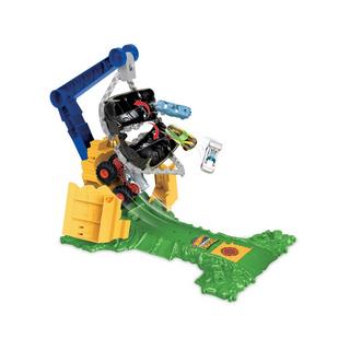 Hot Wheels  Monster Trucks Sfida Demolizione del Carico Rhinomite playset 