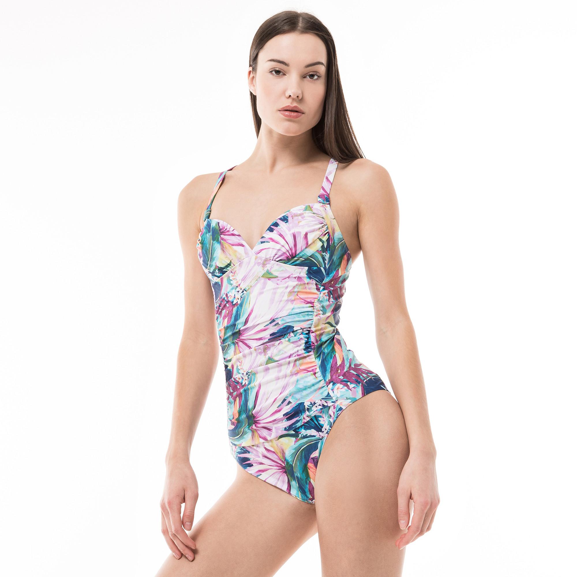 Image of Badeanzug Damen Multicolor M