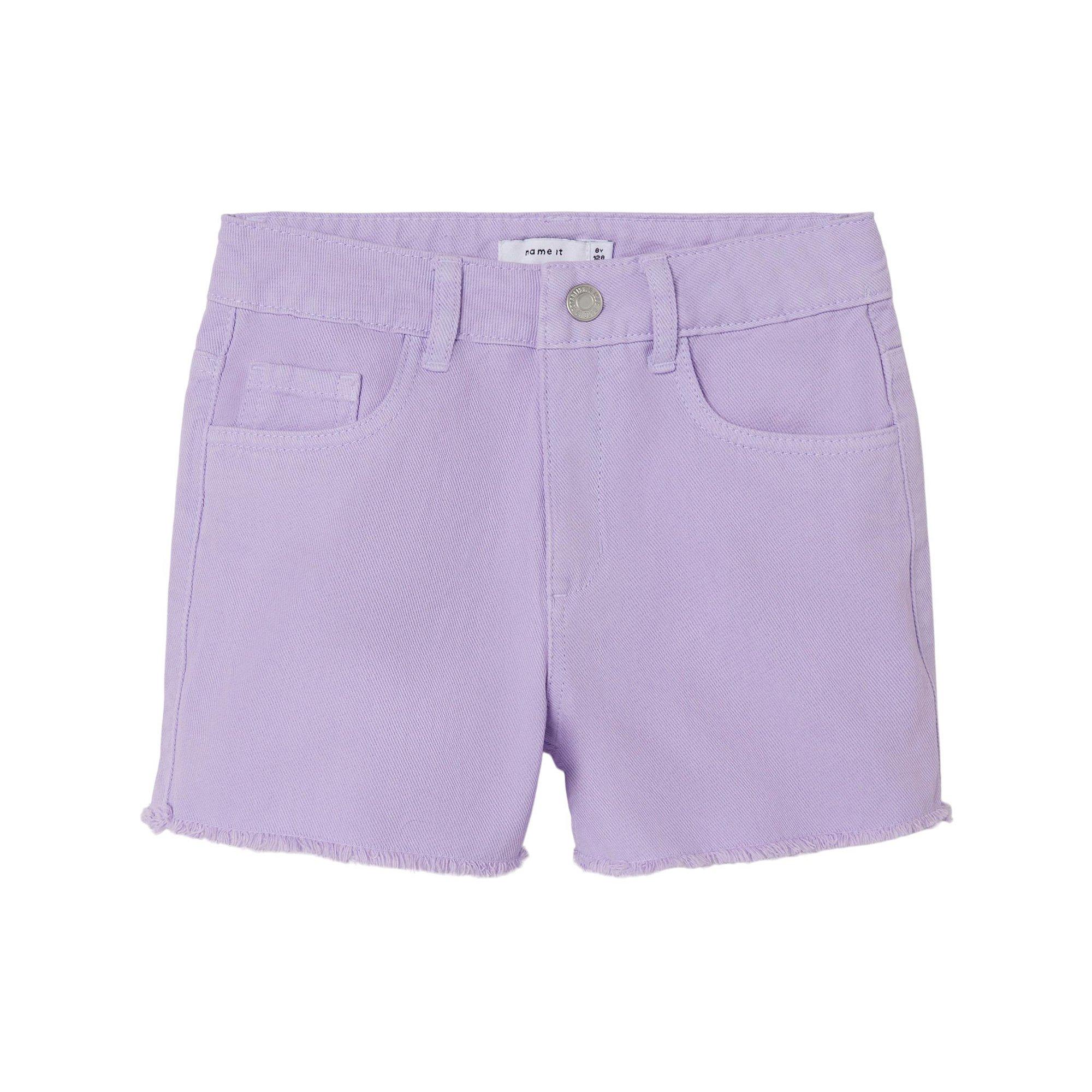 Image of Jeansshorts Mädchen Lila 128