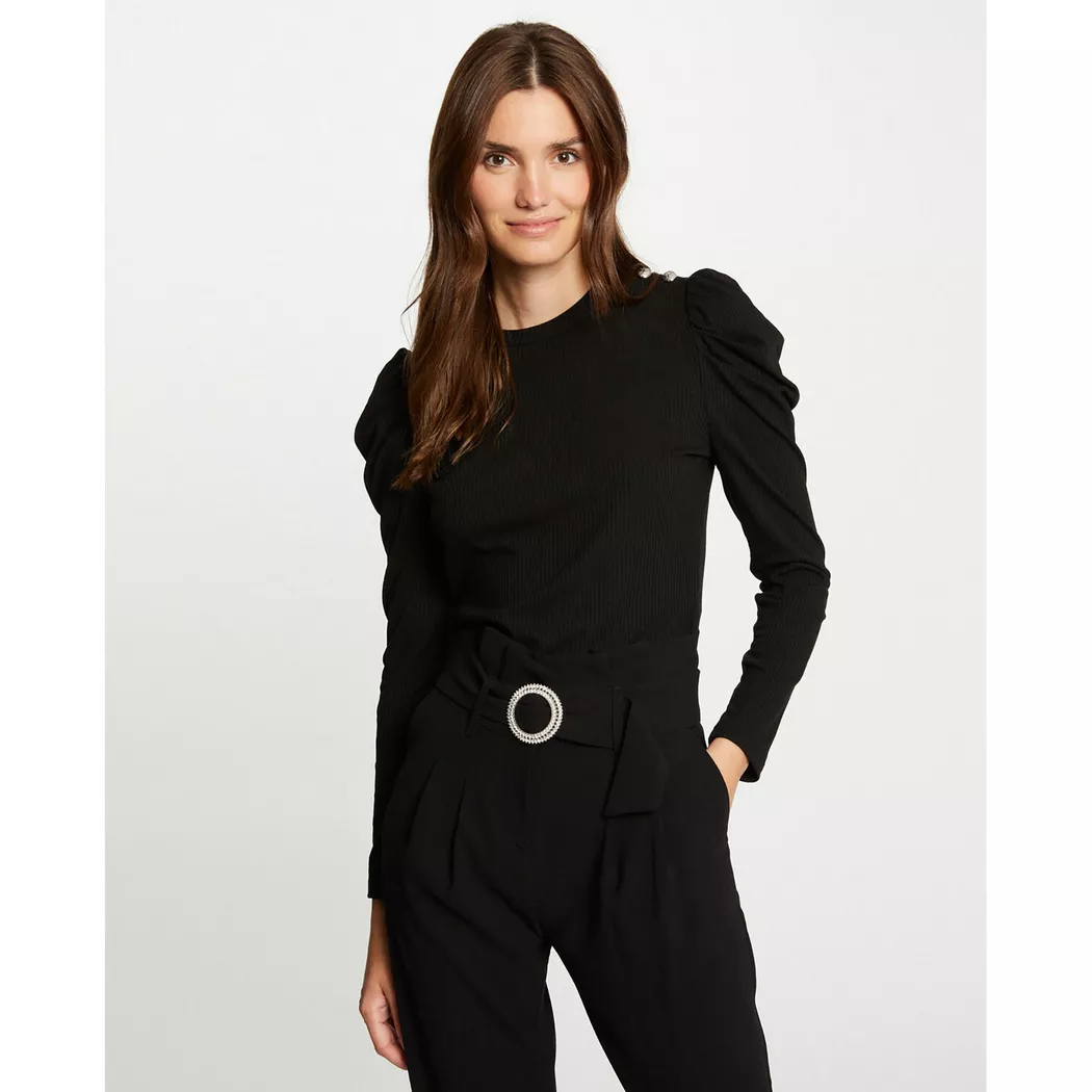 Morgan - T-Shirt, für Damen, Black, Größe XS
