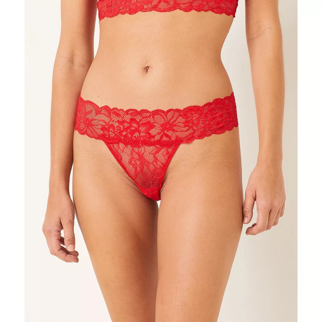 Etam - String, für Damen, Rot, Größe M