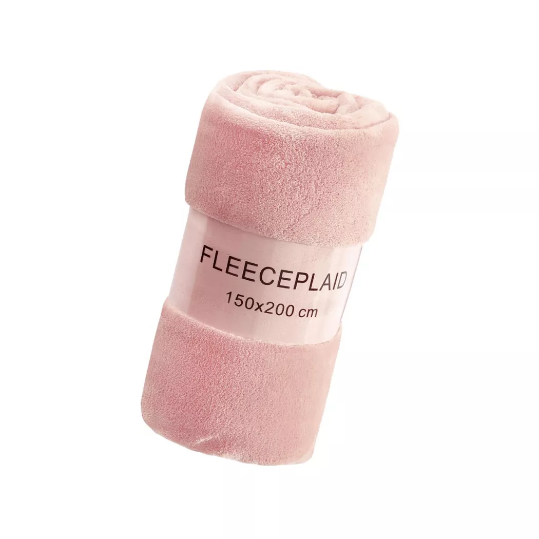 Flair - Fleece Decke, Coral Fleece Decke, 150 x 200 cm, Rosa