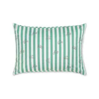 Manor Madeira Taie d'oreiller à rayures imprimé scooter  