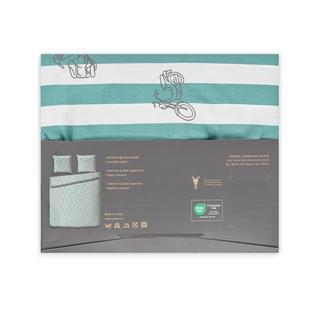 Manor Madeira Taie d'oreiller à rayures imprimé scooter  