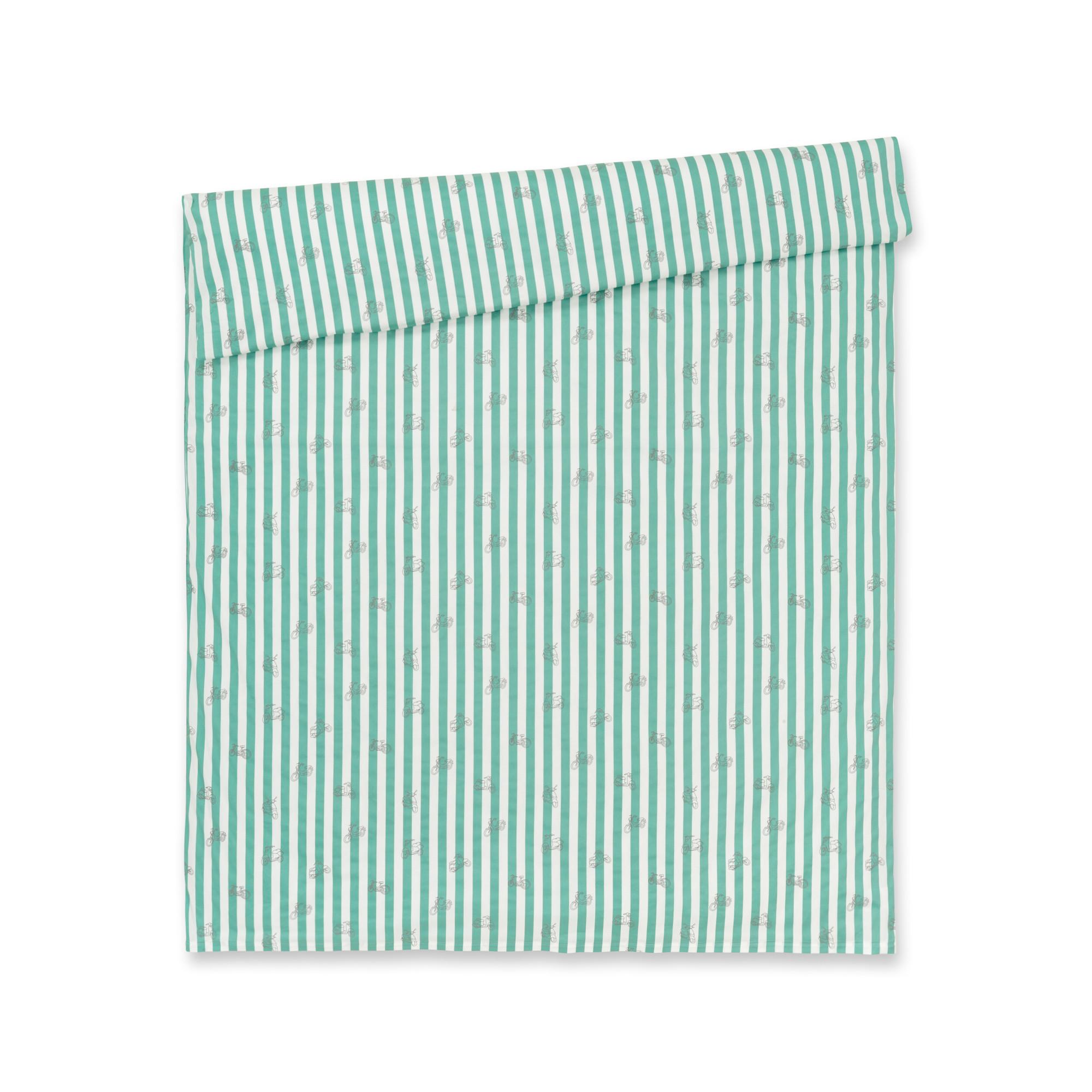 Manor Madeira Housse de couette rayée avec imprimé scooter  