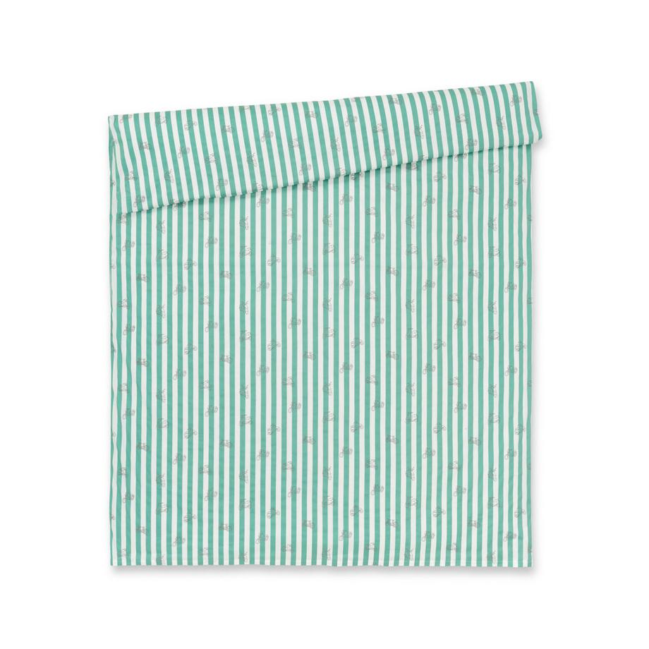 Manor Madeira Gestreifter Duvetbezug mit Scooter-Print  