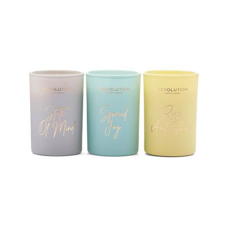 Revolution Geerdetes Minikerzenset, Duftkerze Grounded Mini Candle Set 