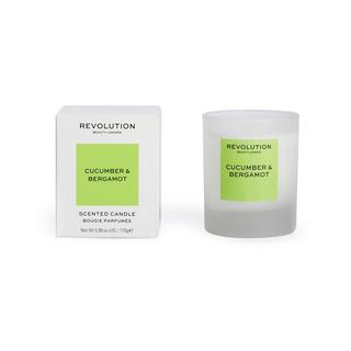 Revolution Candela al cetriolo e bergamotto, candela profumata Cucumber & Bergamot Candle 