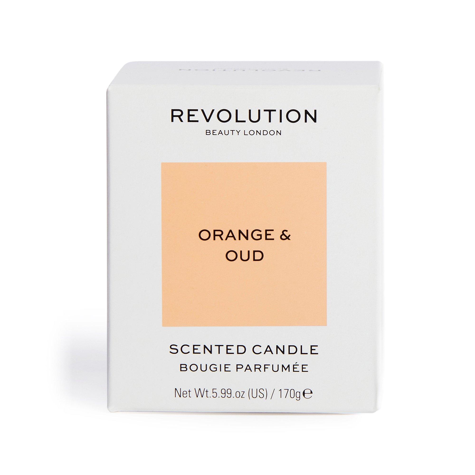 Revolution Candela Orange & Oud, candela profumata Orange & Oud  Candle 