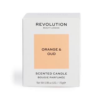 Revolution Bougie Orange & Oud, bougie parfumée Orange & Oud  Candle 
