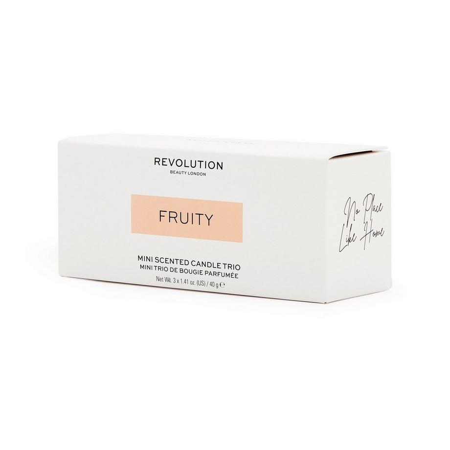 Revolution Fruchtiges Mini-Kerzenset, Duftkerze Fruity Mini Candle Set 