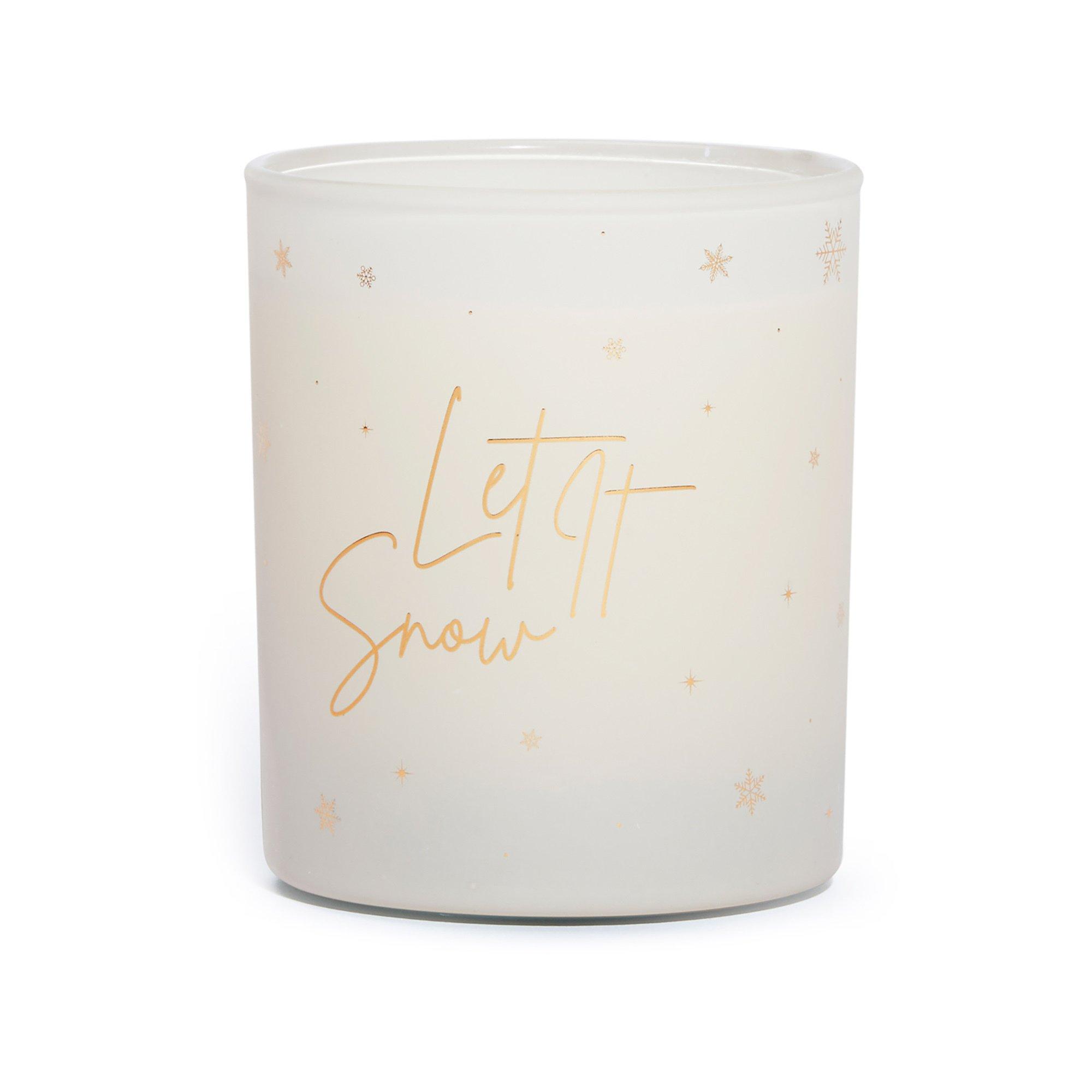 Revolution Bougie Let It Snow, bougie parfumée Let It Snow Candle 