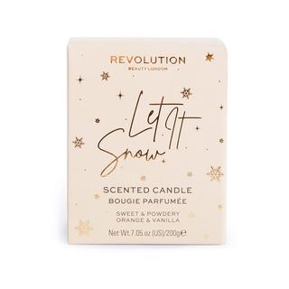 Revolution Bougie Let It Snow, bougie parfumée Let It Snow Candle 