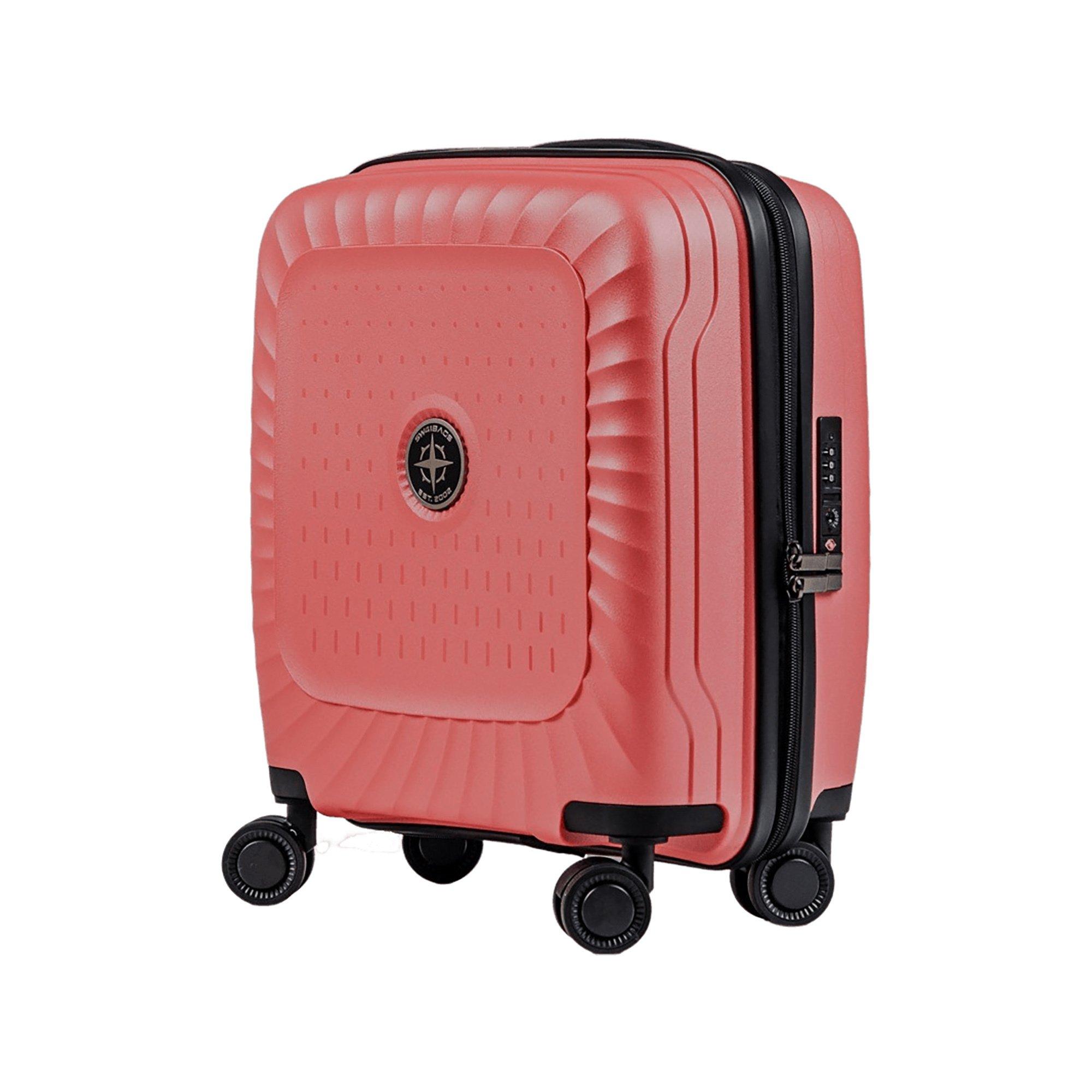 Image of Hartschalenkoffer Spinner, Underseat Unisex Rot 45cm