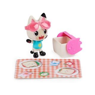 Gabby's Dollhouse  La macchina di Carlita con personaggio Pandi Panda e accessori 
