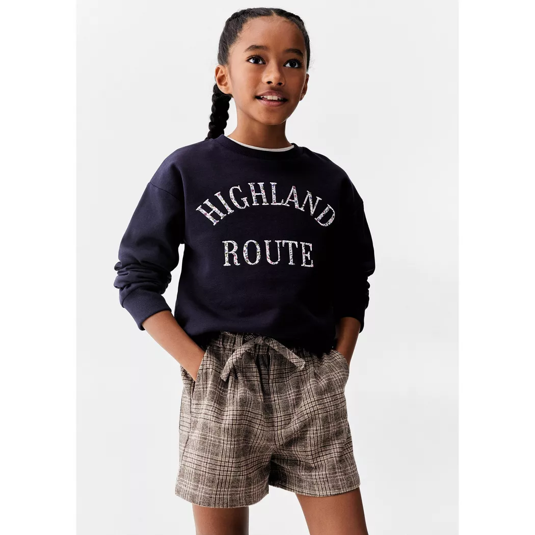 MANGO Kids - Sweatshirt, 6A, Marine