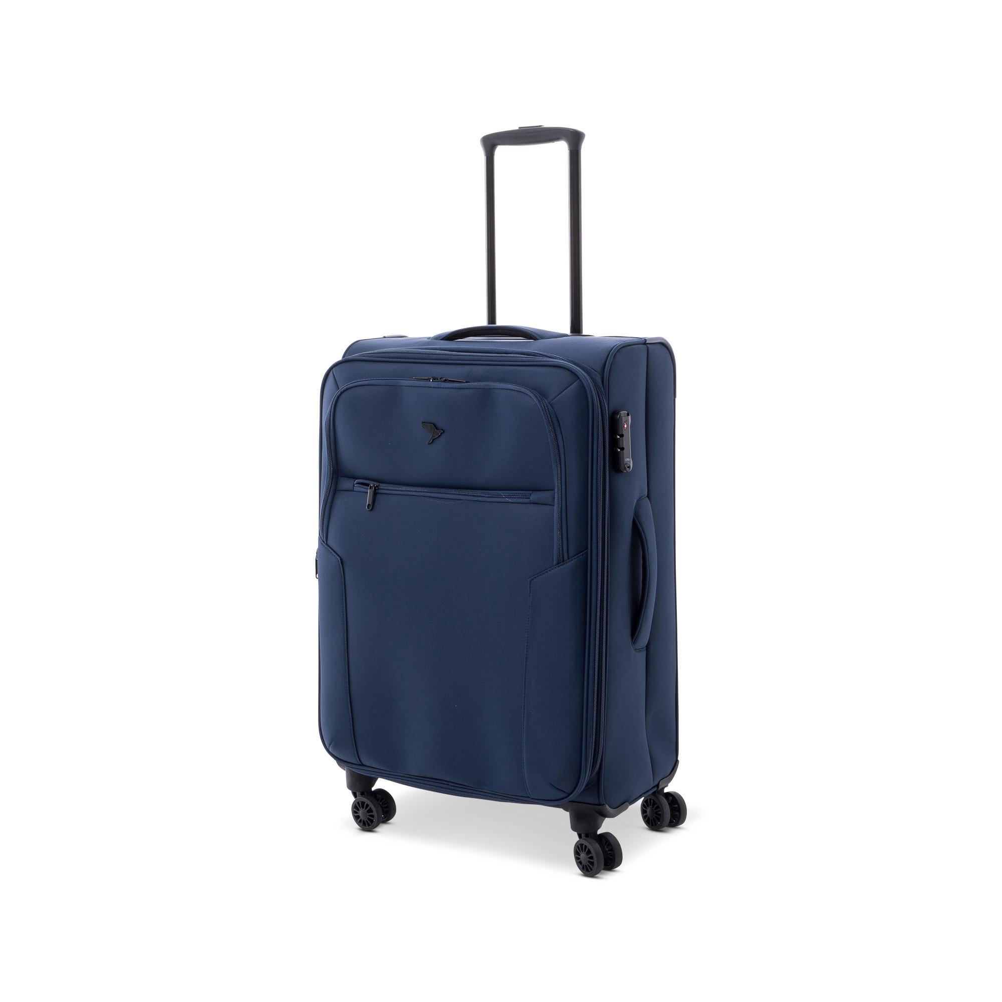 Image of Weichschalenkoffer, Spinner Unisex Blau 68cm