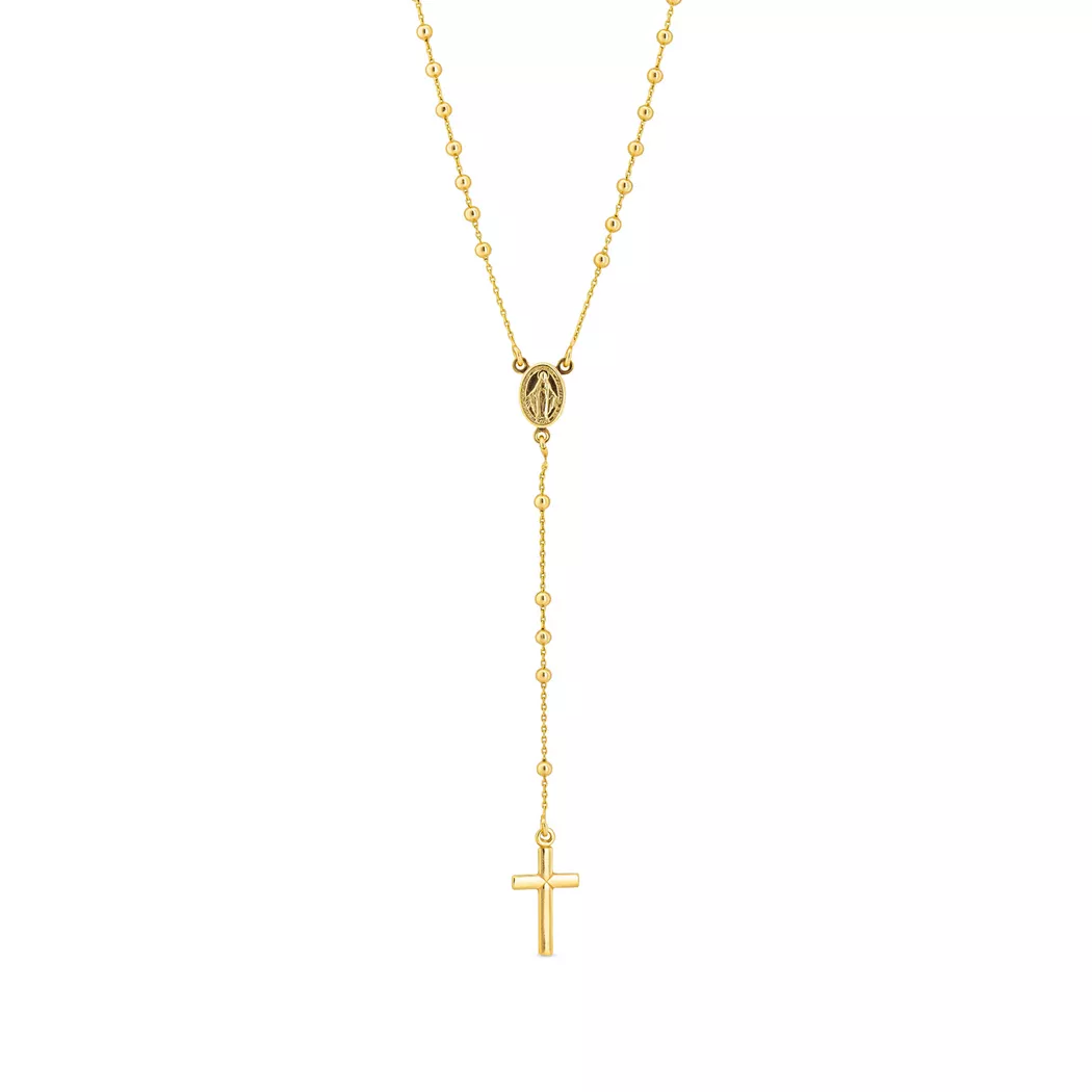 Amen - Halskette, Rosary Plain, 48+2CM, Gold