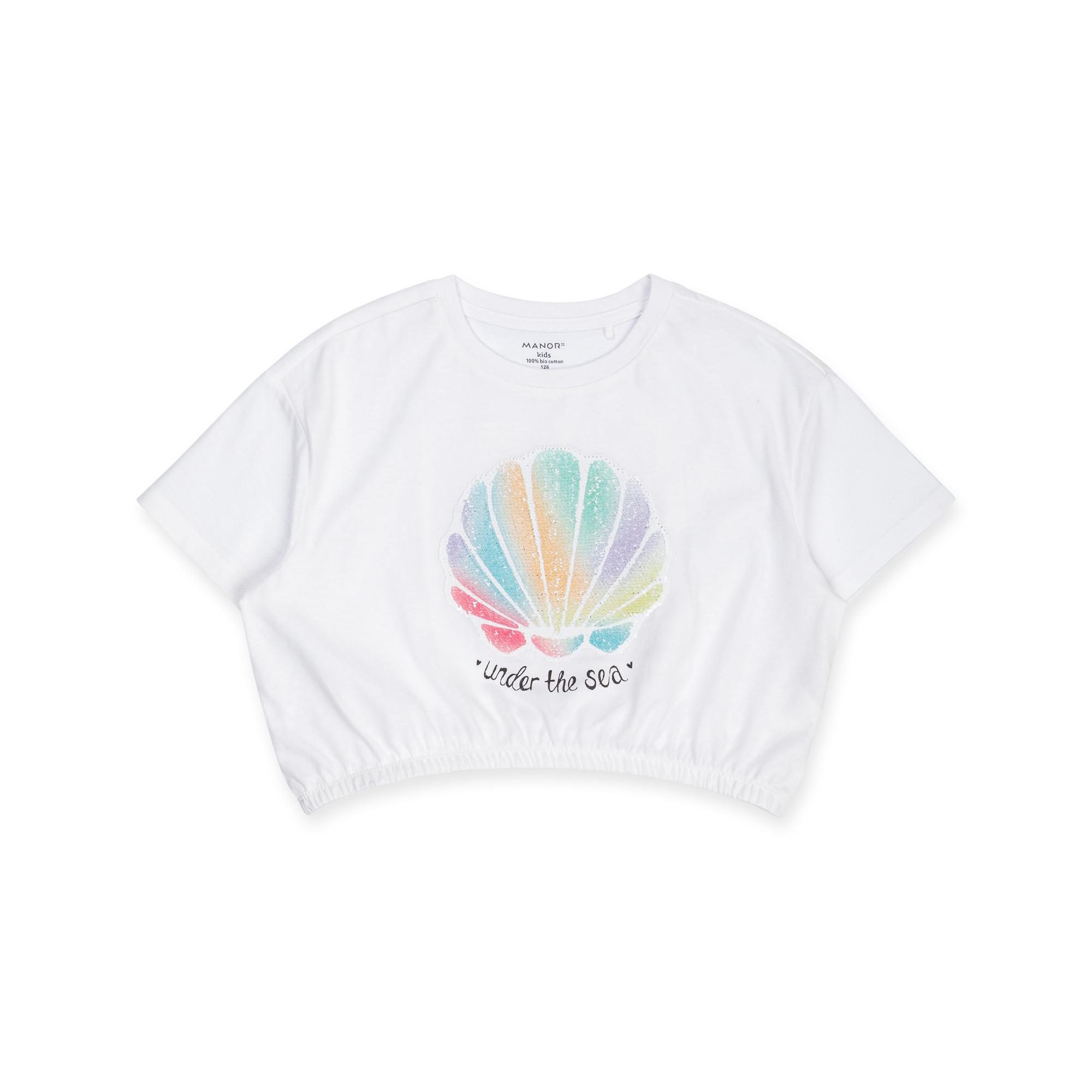 Image of T-shirt Mädchen Weiss 116