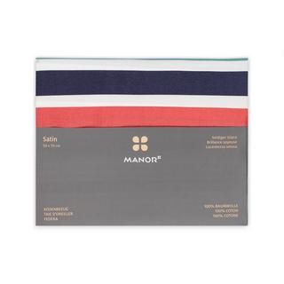 Manor Andorra Color Block Taie d'oreiller en satin  