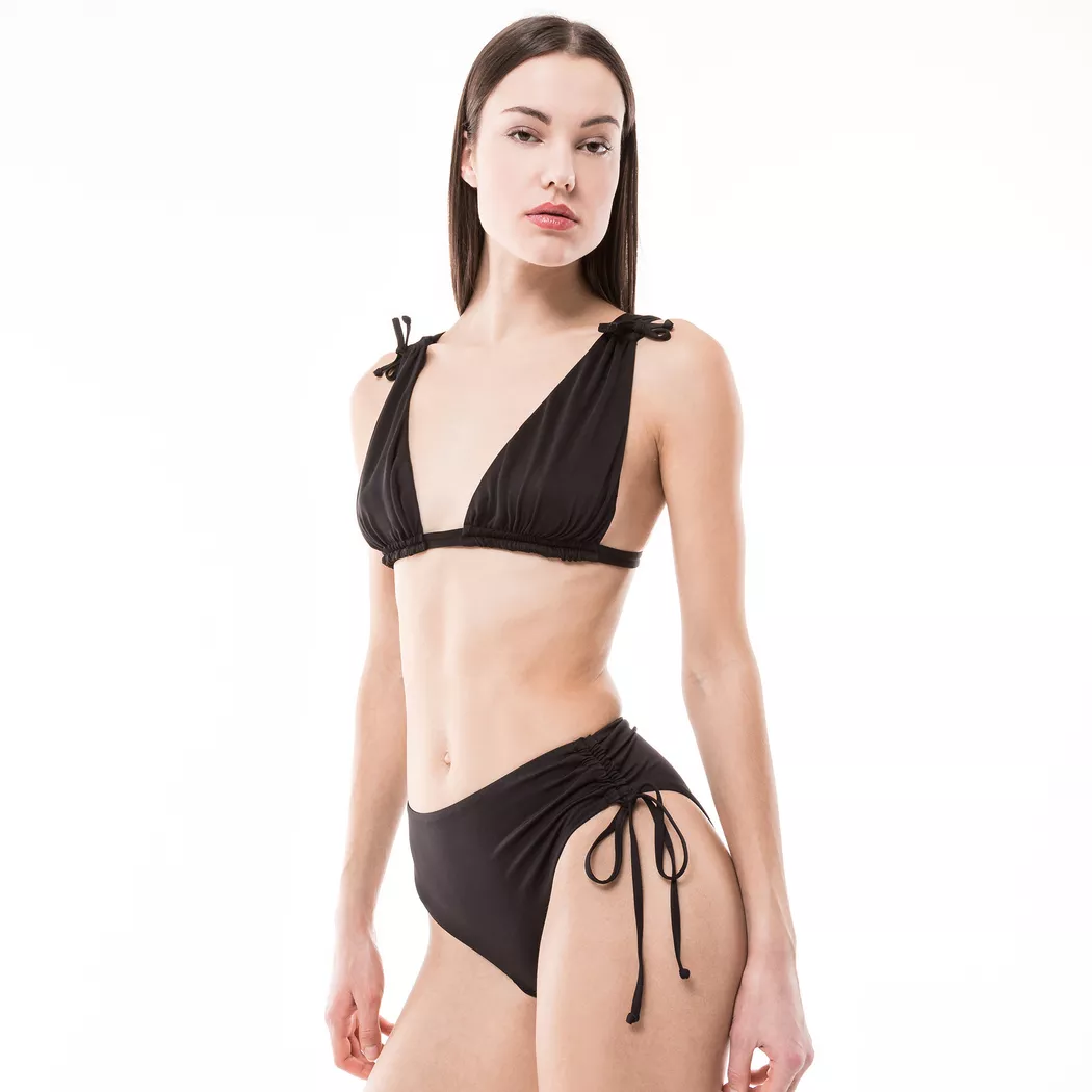 Manor Woman - Bikini Oberteil, Triangel, für Damen, Black, Größe L
