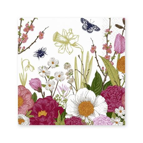 Paper + Design Serviettes en papier, 20 pièces Spring Moment 