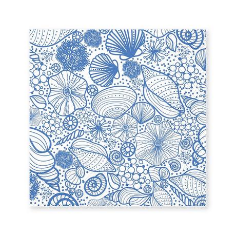 Paper + Design Tovaglioli di carta, 20 pezzi Seashell 