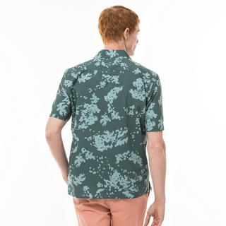 Manor Man Camicia Classic Fit Maniche Corte Stampata  