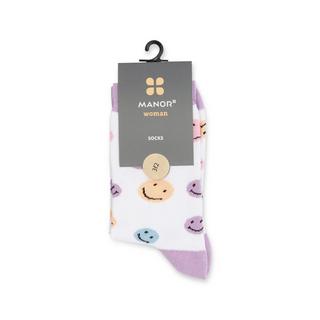 Manor Woman Classic Smiley.FS24 Chaussettes 