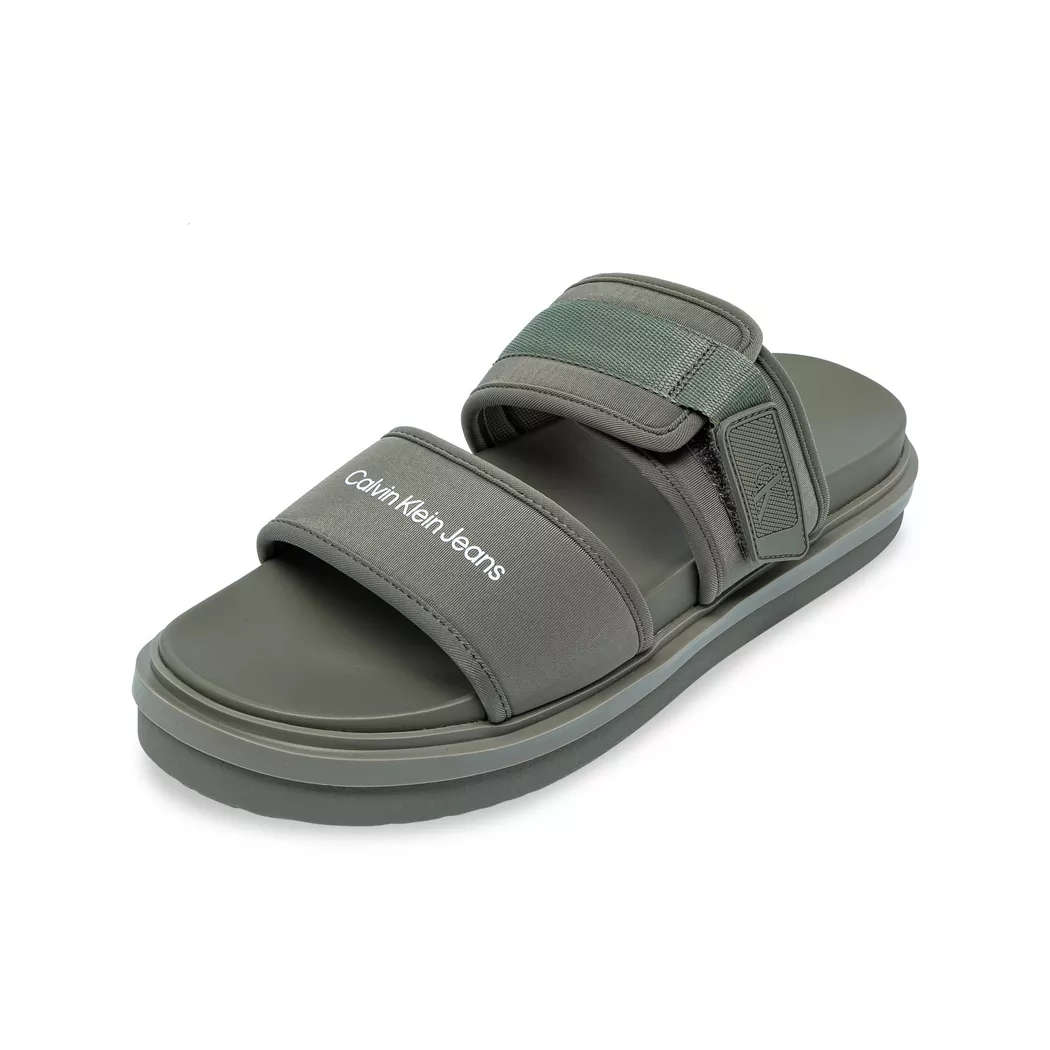 Calvin Klein - Badesandalen, für Herren, Olivegrün, Größe 43
