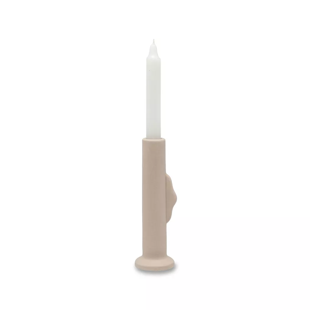 Manor - Kerzenständer, 6.5X6X19.5CM, Sand