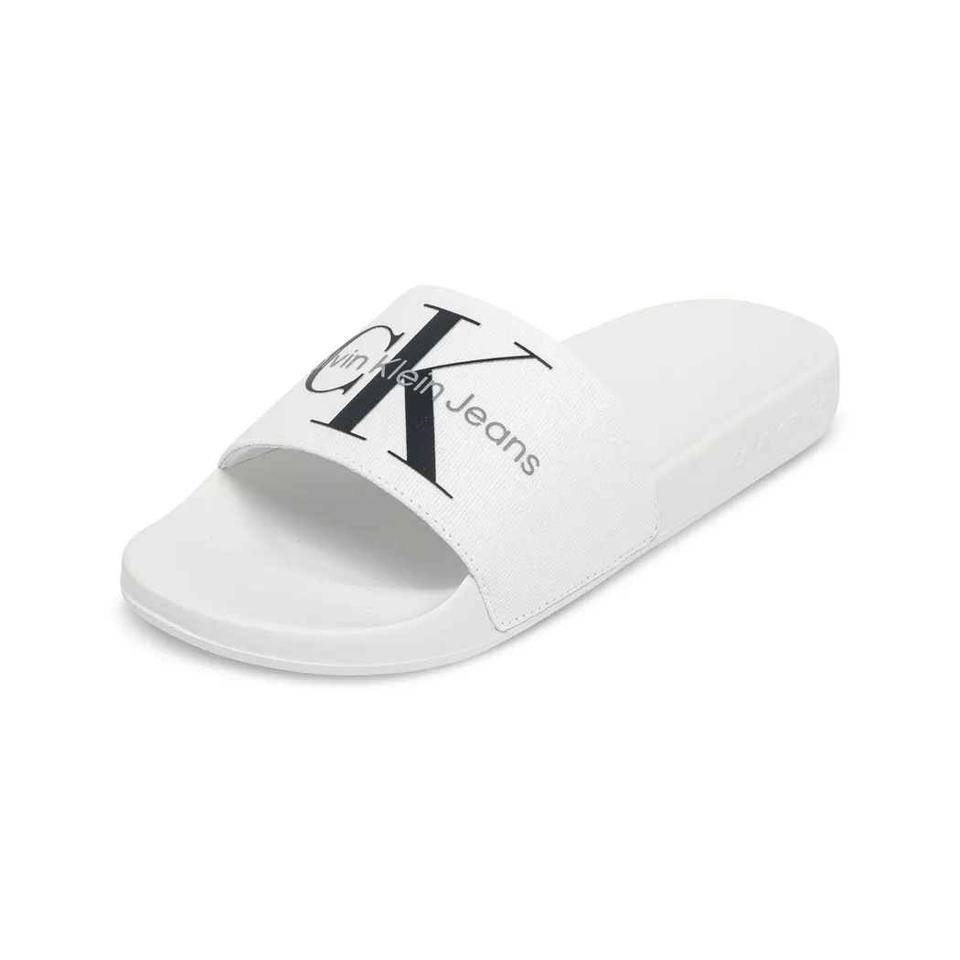 Calvin Klein - Badesandalen, für Herren, Weiss, Größe 40