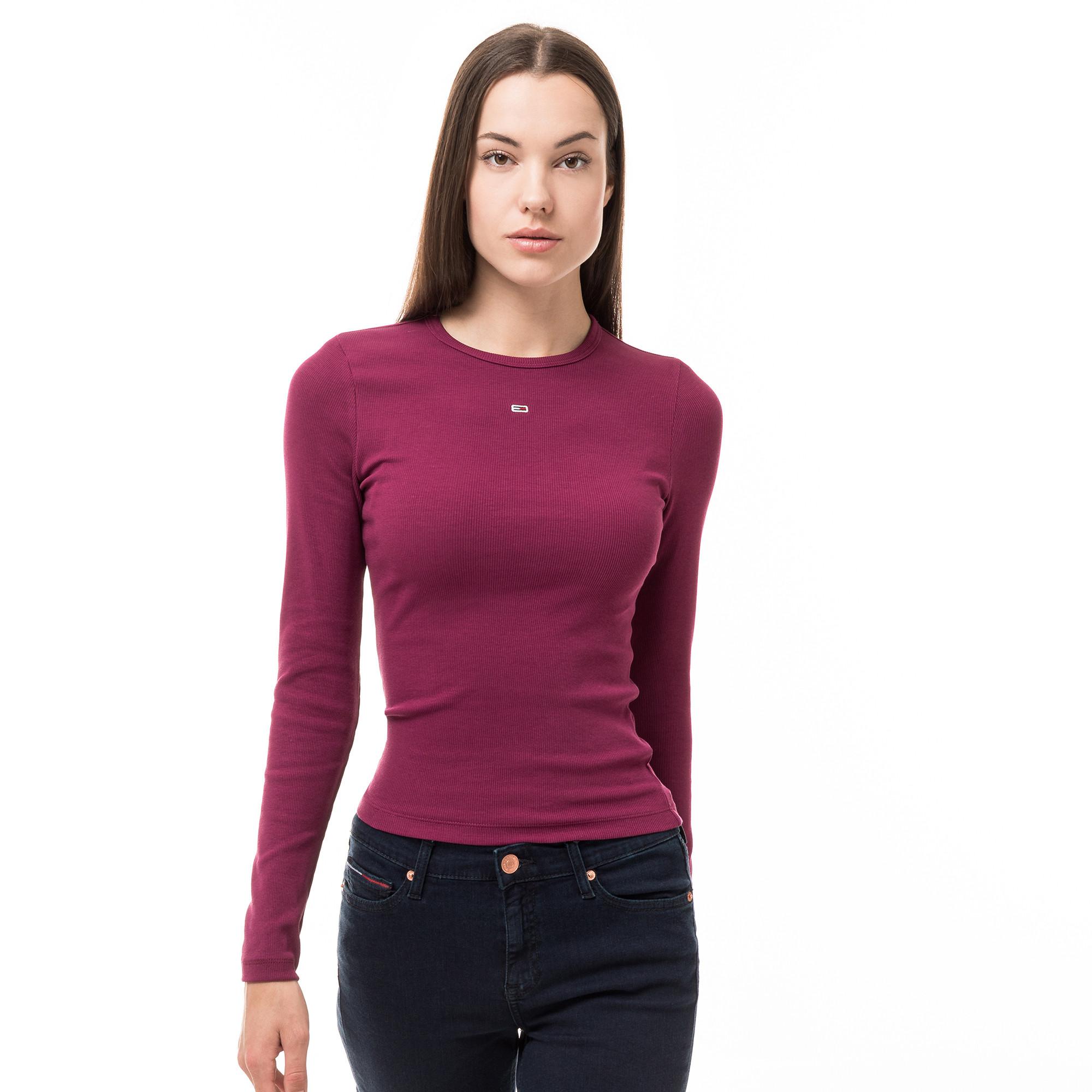 Image of T-shirt Damen Purpurrot L