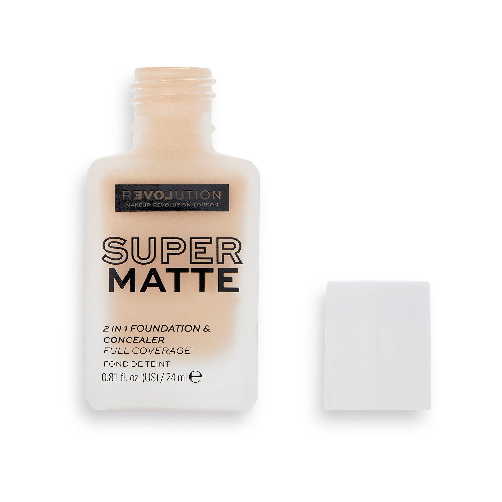 Revolution Relove Supermatte Foundation F2 Fondotinta Supermatte 