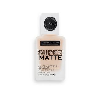 Revolution Relove Supermatte Foundation F2 Fond de Teint Supermatte 