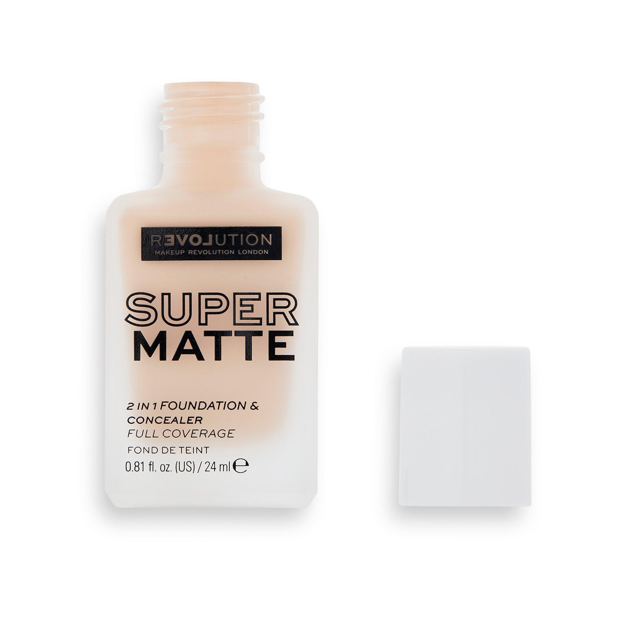 Revolution Relove Supermatte Foundation F2 Fondotinta Supermatte 