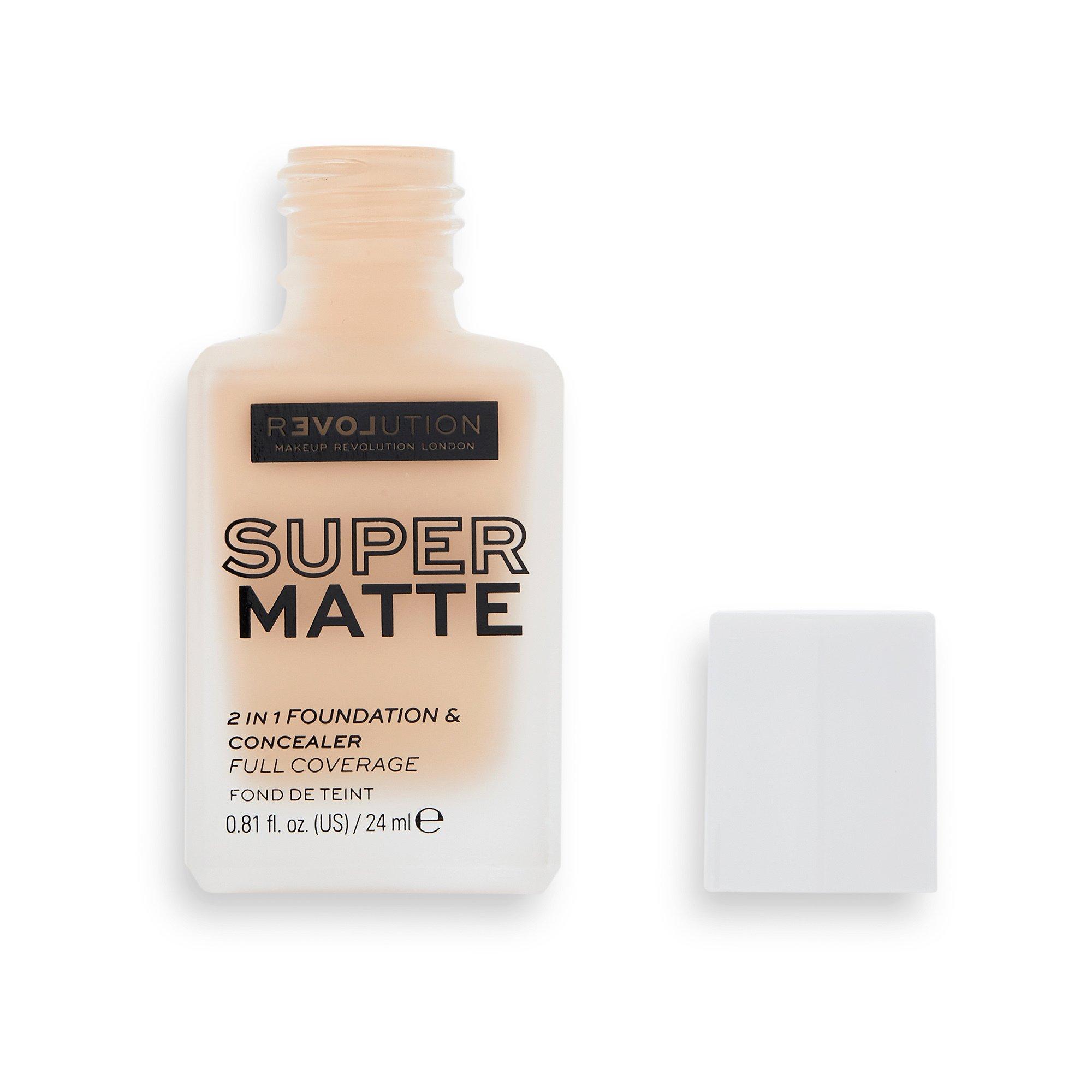 Revolution Relove Supermatte Foundation F2 Fondotinta Supermatte 