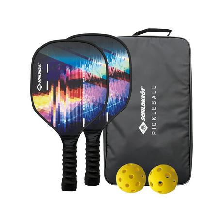 SCHILDKRÖT Pickleball Set incl. 2 TPE Lochbällen Pickleball Set
 